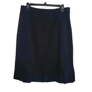 Grace Elements Women's Black Poly/Rayon/Spandex Lined Pencil Straight Skirt w Sl